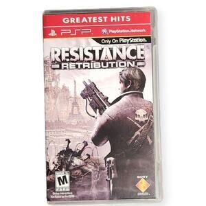 PSP Resistance Retribution Greatest Hits CIB (Sony, 2008) Pre-owned